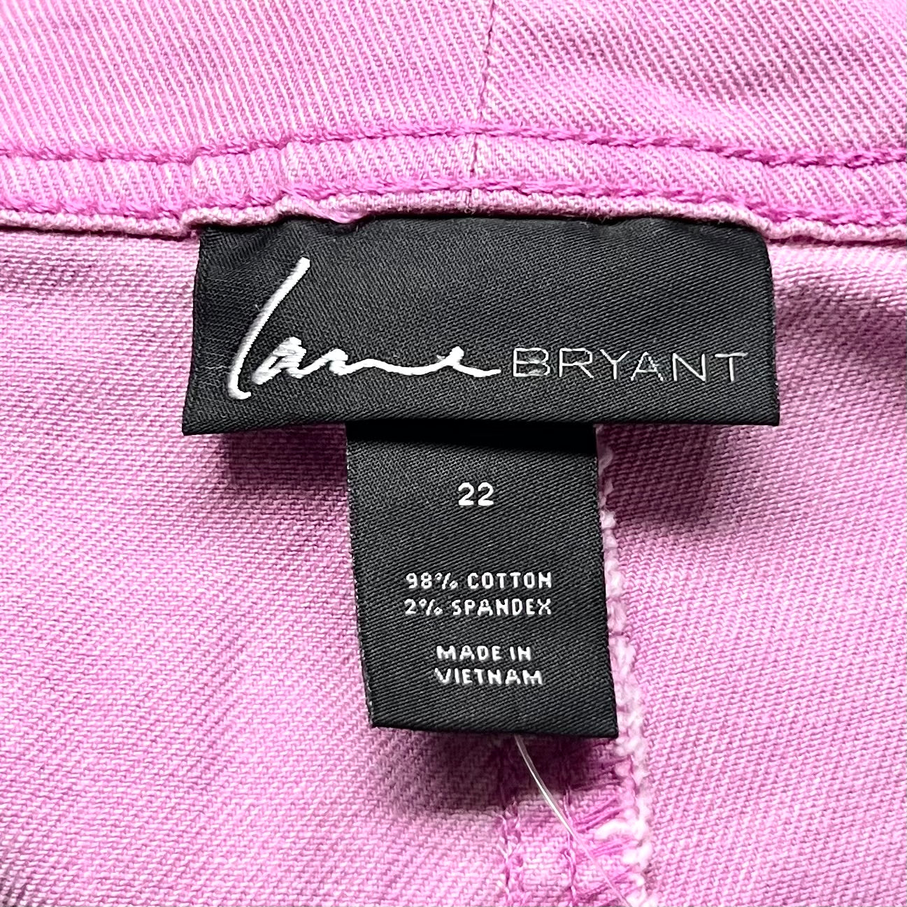Shorts By Lane Bryant In Pink Denim, Size: 22