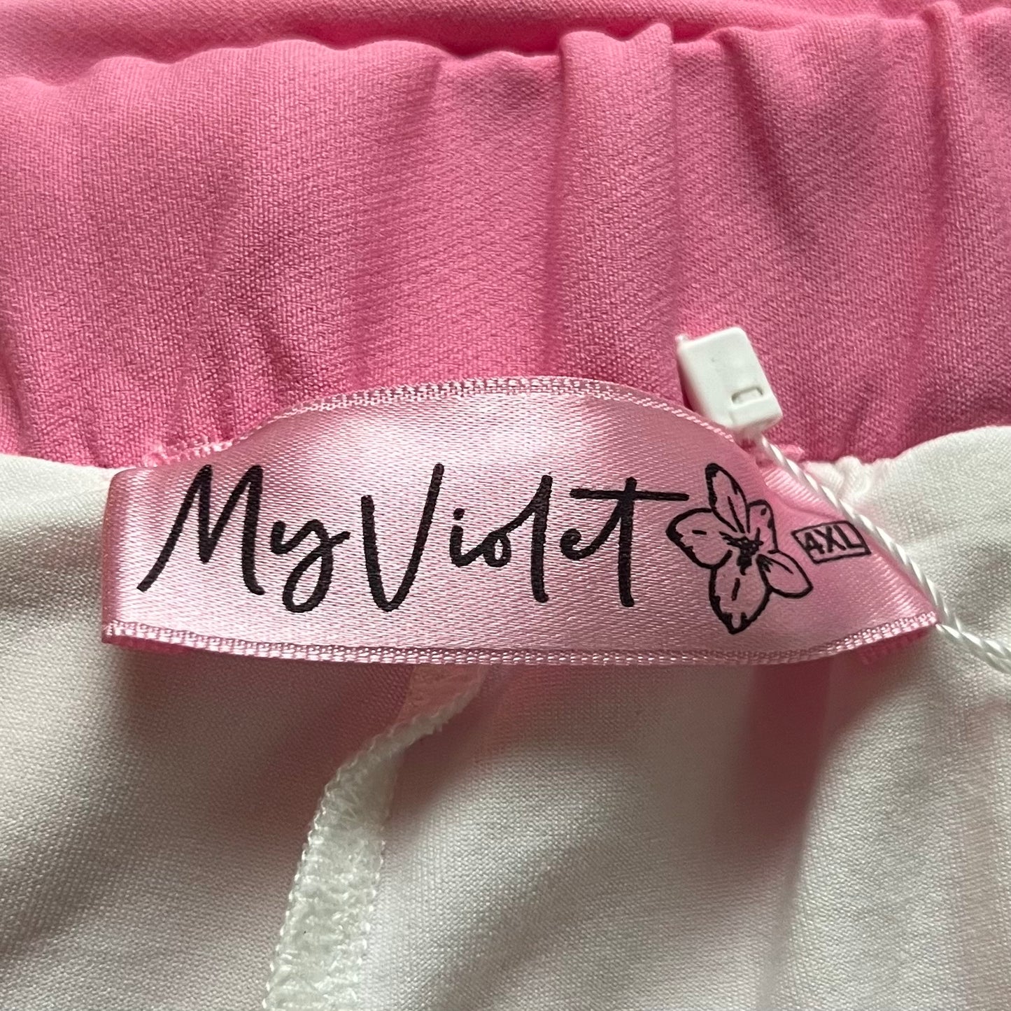 Skirt Mini & Short By My Violet In Pink & Red, Size: 4x