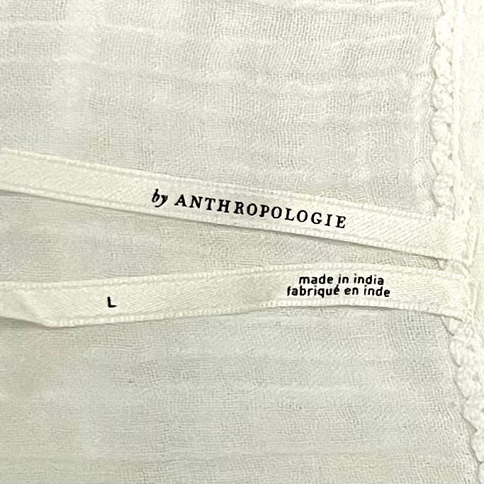 Top Short Sleeve By Anthropologie Size: L