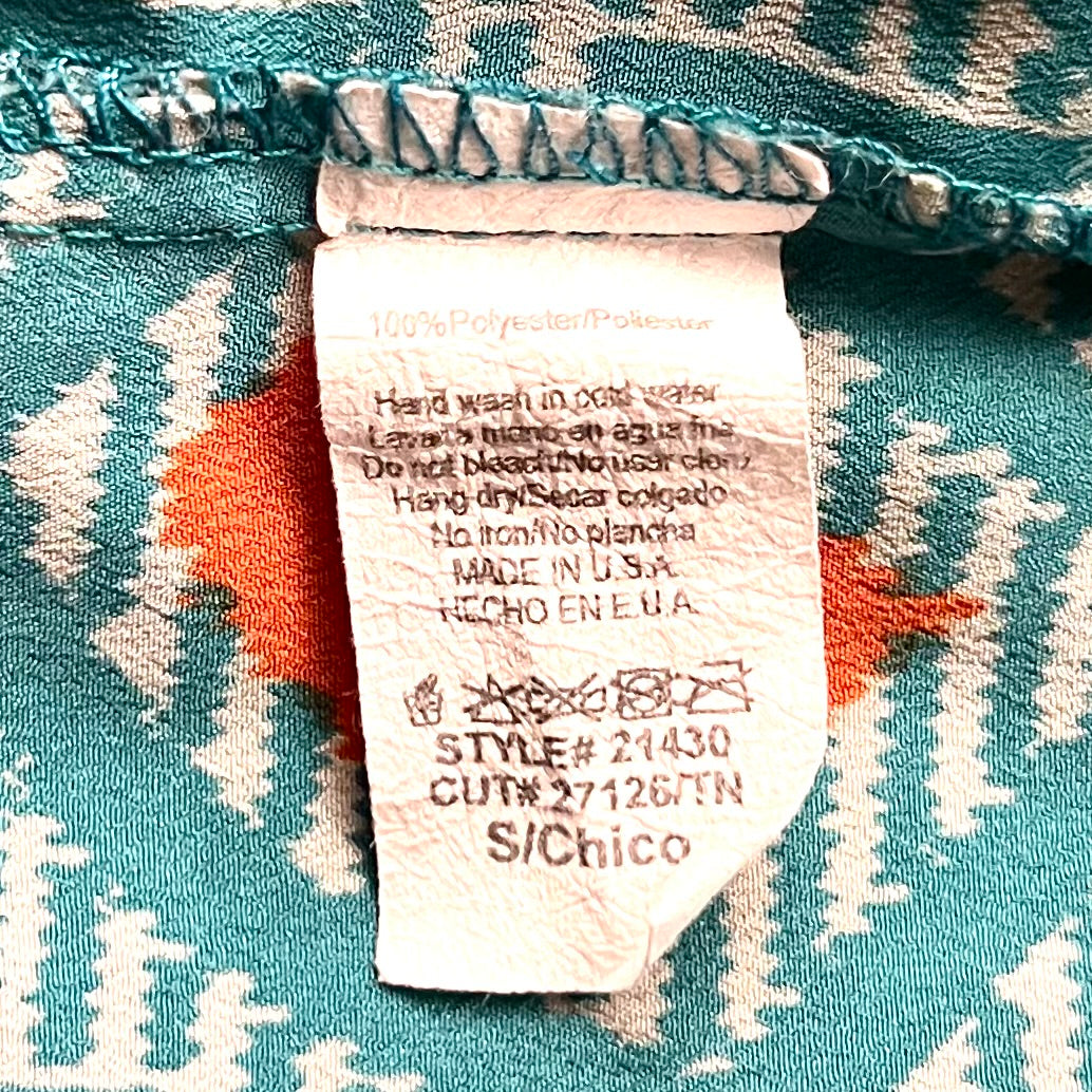 Top Sleeveless By Tobi In Teal, Size: S