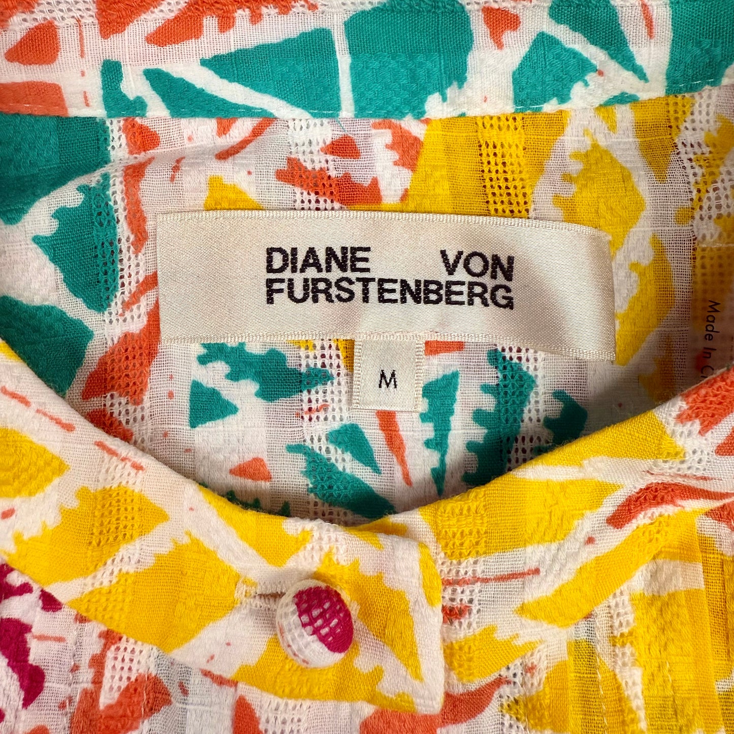 Dress Designer By Diane Von Furstenberg In Multi-colored, Size: M