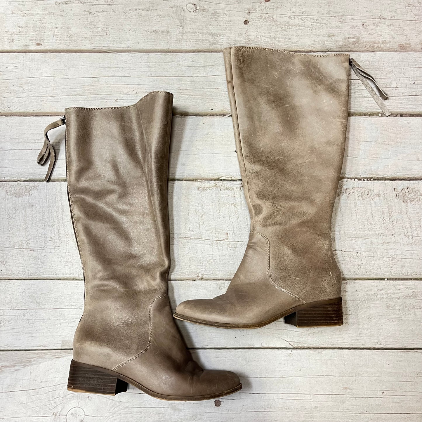 Boots Knee Heels By Lucky Brand Size: 8.5