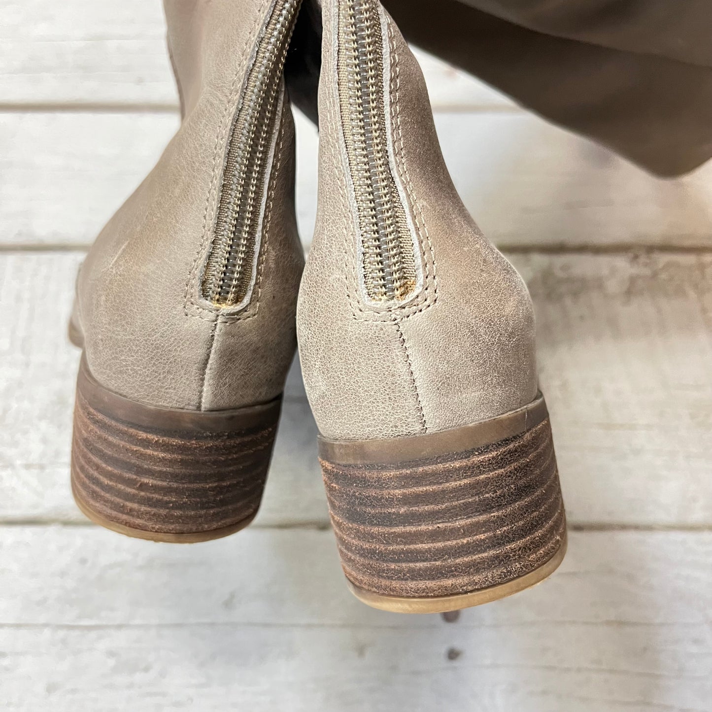 Boots Knee Heels By Lucky Brand Size: 8.5