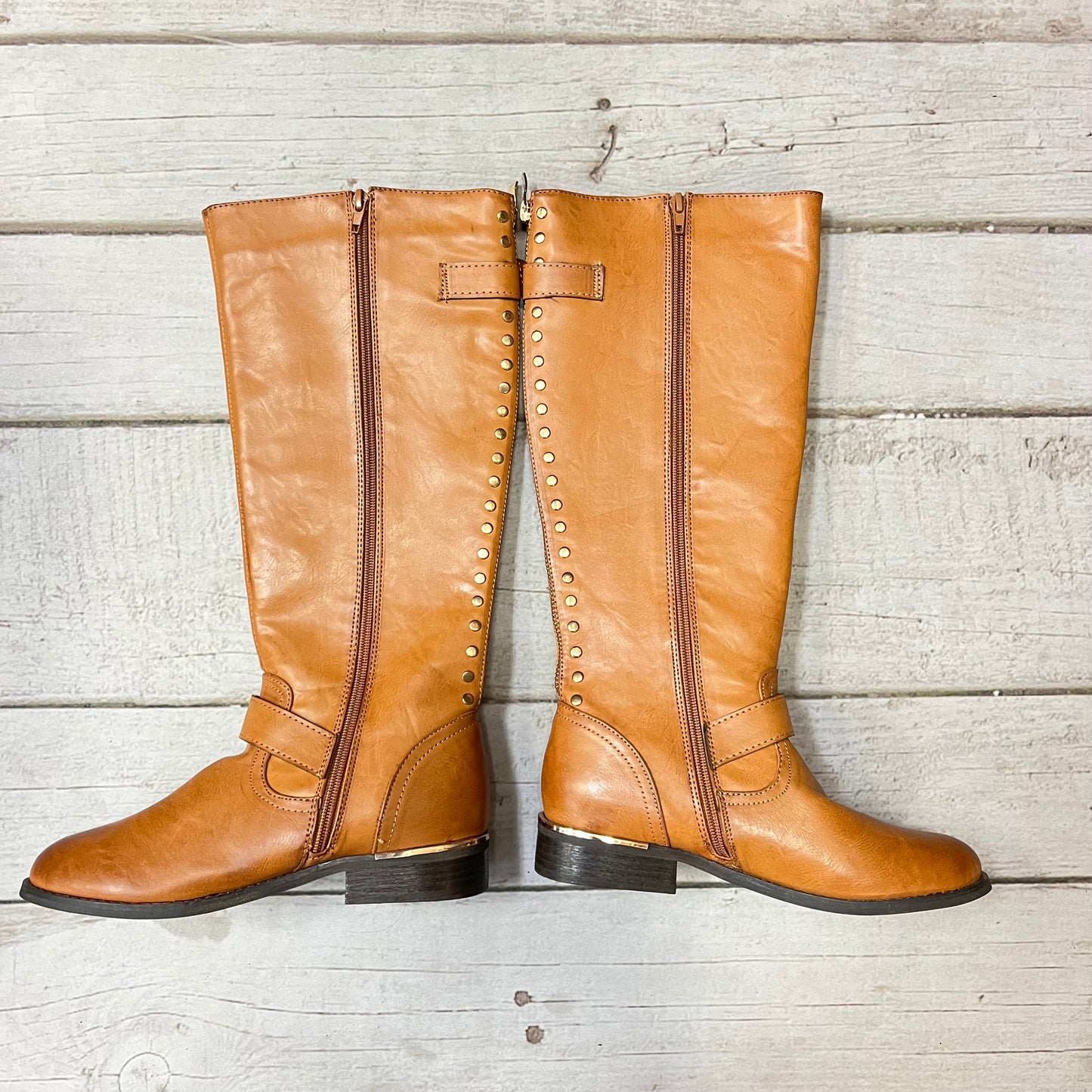 Boots Mid-calf Heels By Steve Madden Size: 6