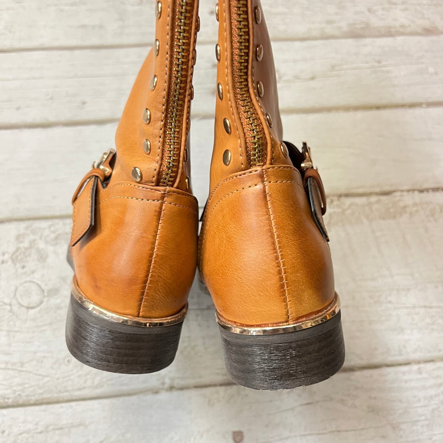 Boots Mid-calf Heels By Steve Madden Size: 6