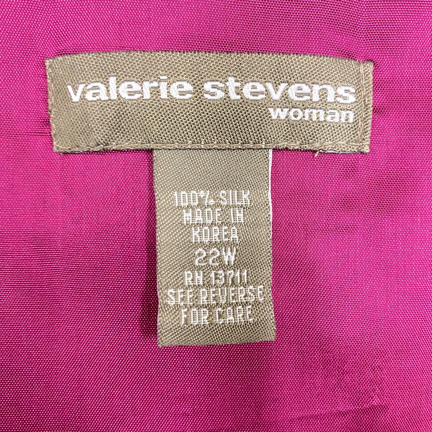 Blouse Sleeveless By Valerie Stevens Size: 3x