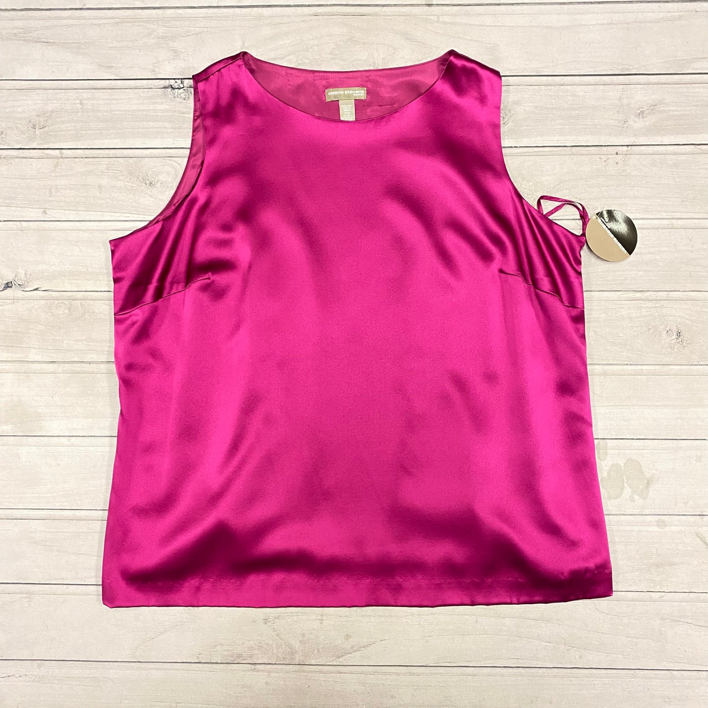 Blouse Sleeveless By Valerie Stevens Size: 3x