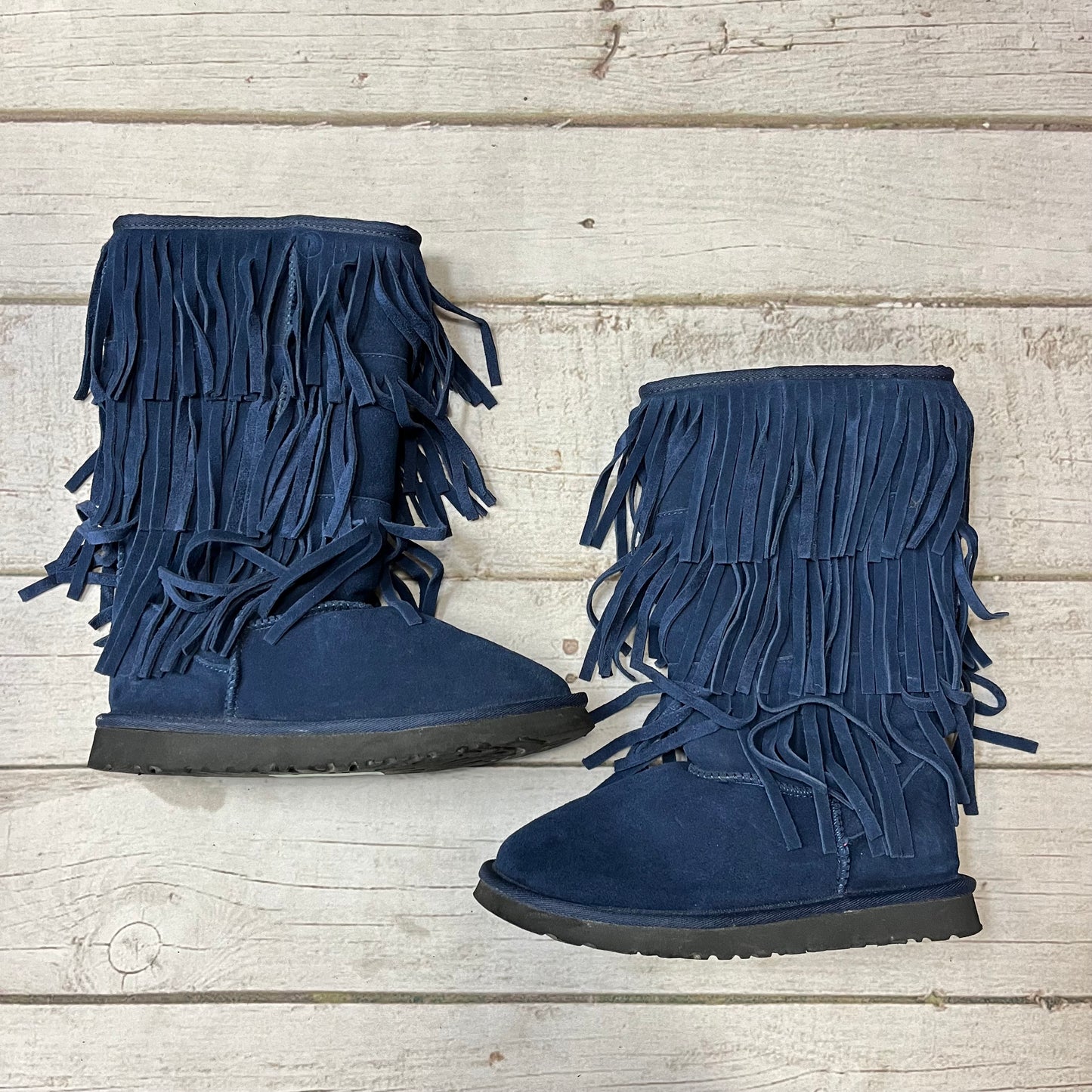 Boots Mid-calf Flats Size: 6