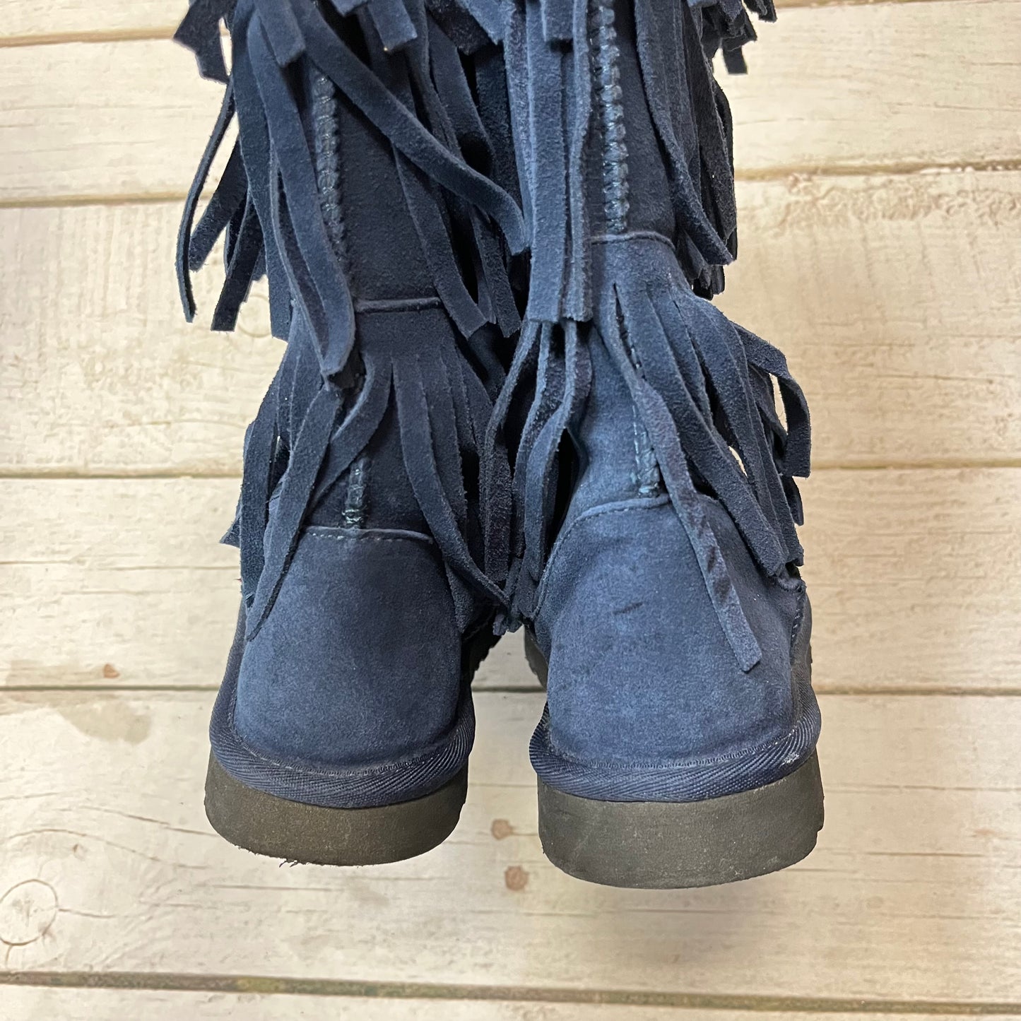 Boots Mid-calf Flats Size: 6
