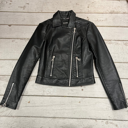 Jacket Leather By Express  Size: Xs