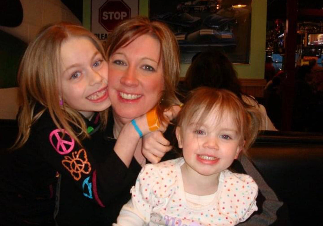 Mom and two little girls