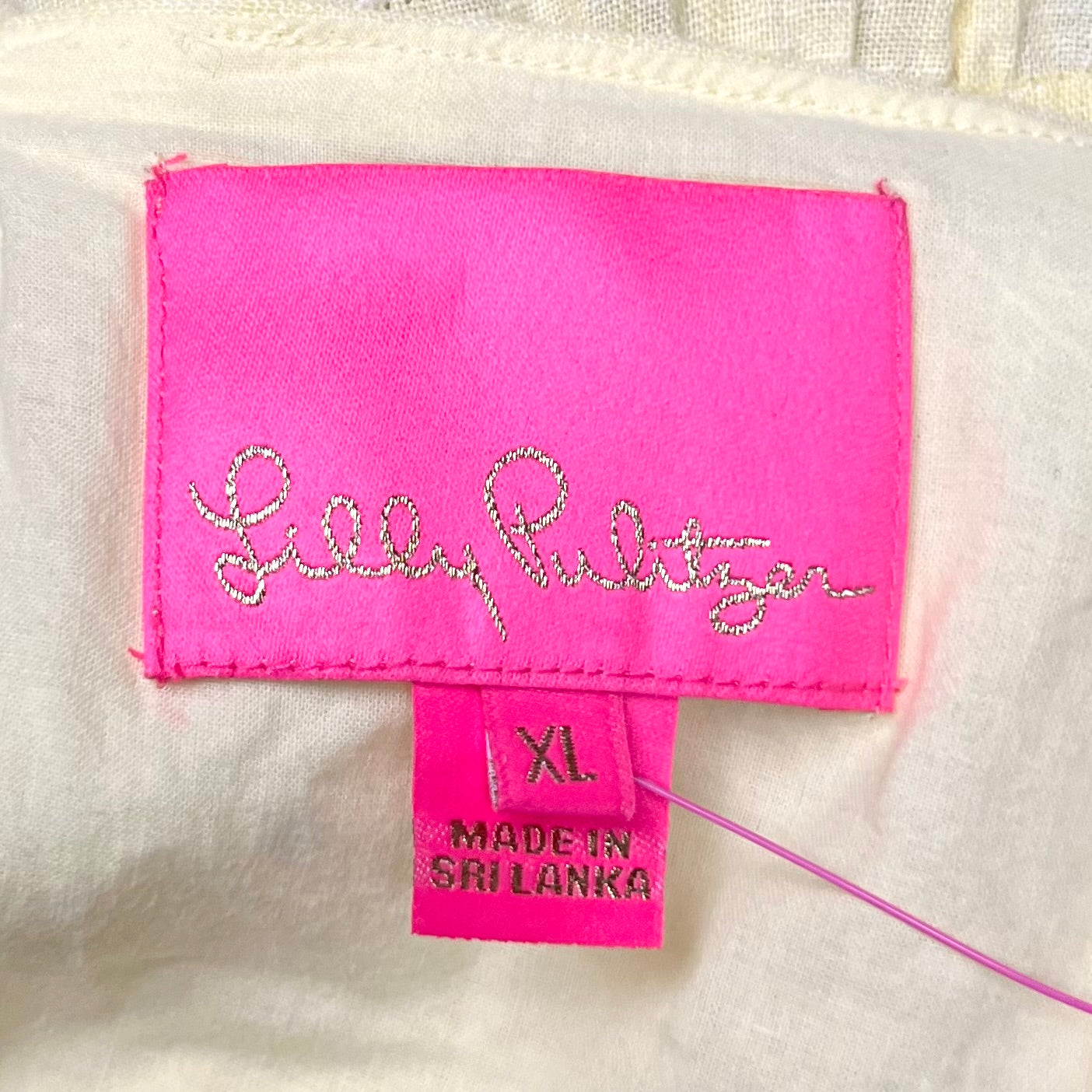 Dress Designer By Lilly Pulitzer In Yellow, Size: Xl