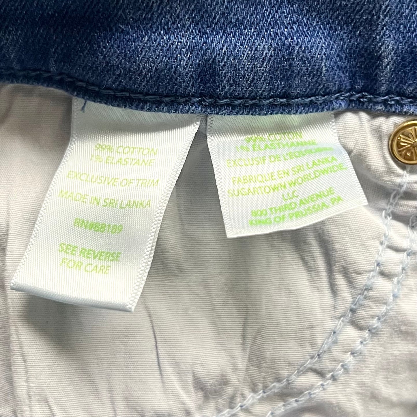 Jeans Skinny By Lilly Pulitzer In Blue Denim, Size: 0