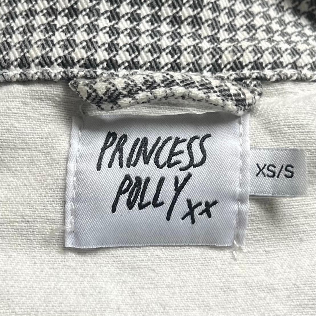 Jacket Other By Polly Princess In Cream & Grey, Size: Xs