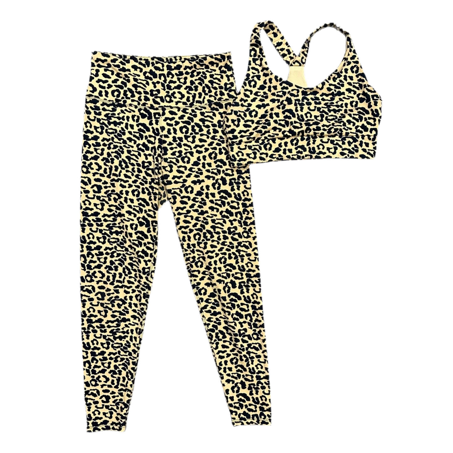 Athletic Pants 2pc By Kyodan In Leopard Print, Size: M
