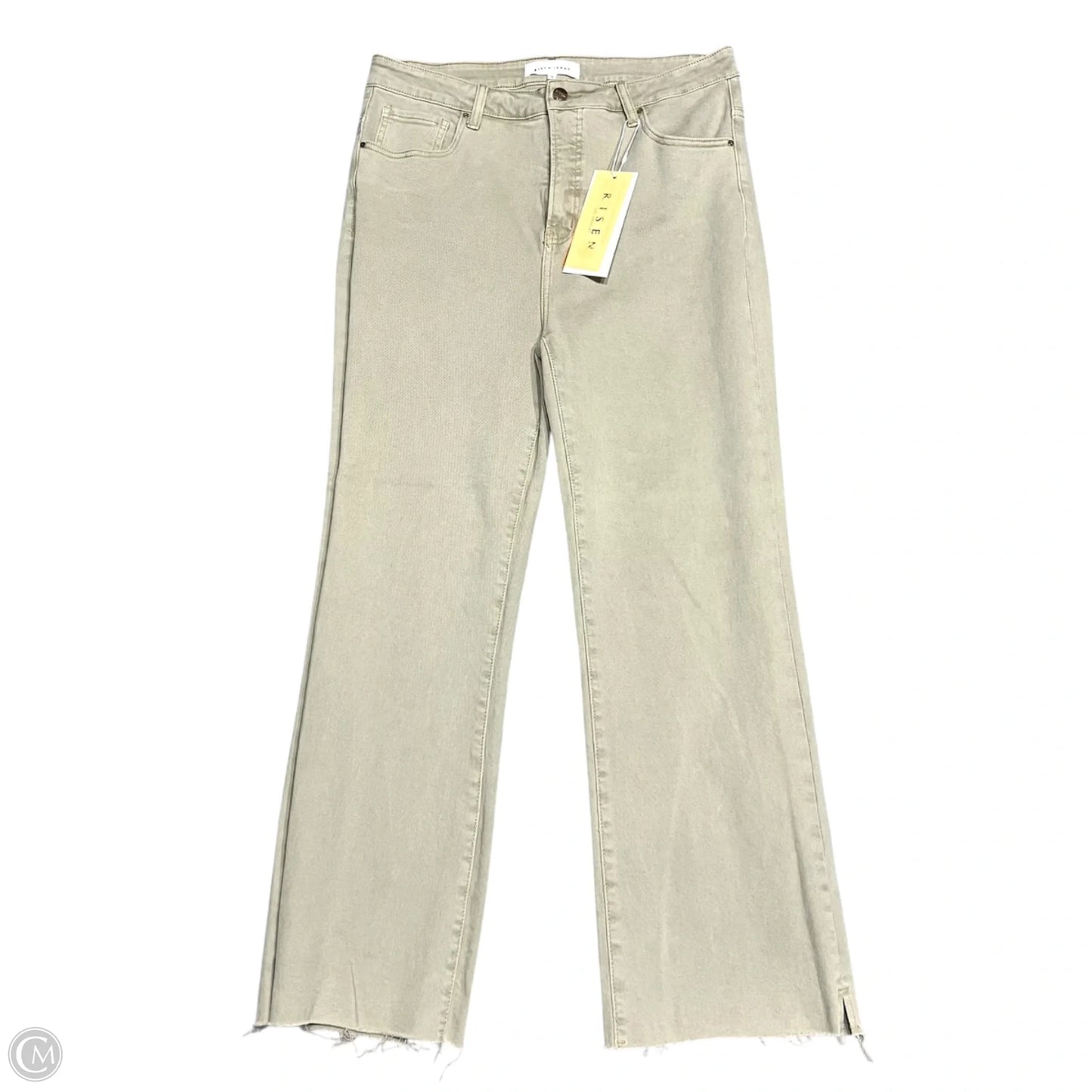 Jeans Flared By Risen In Tan, Size: 16