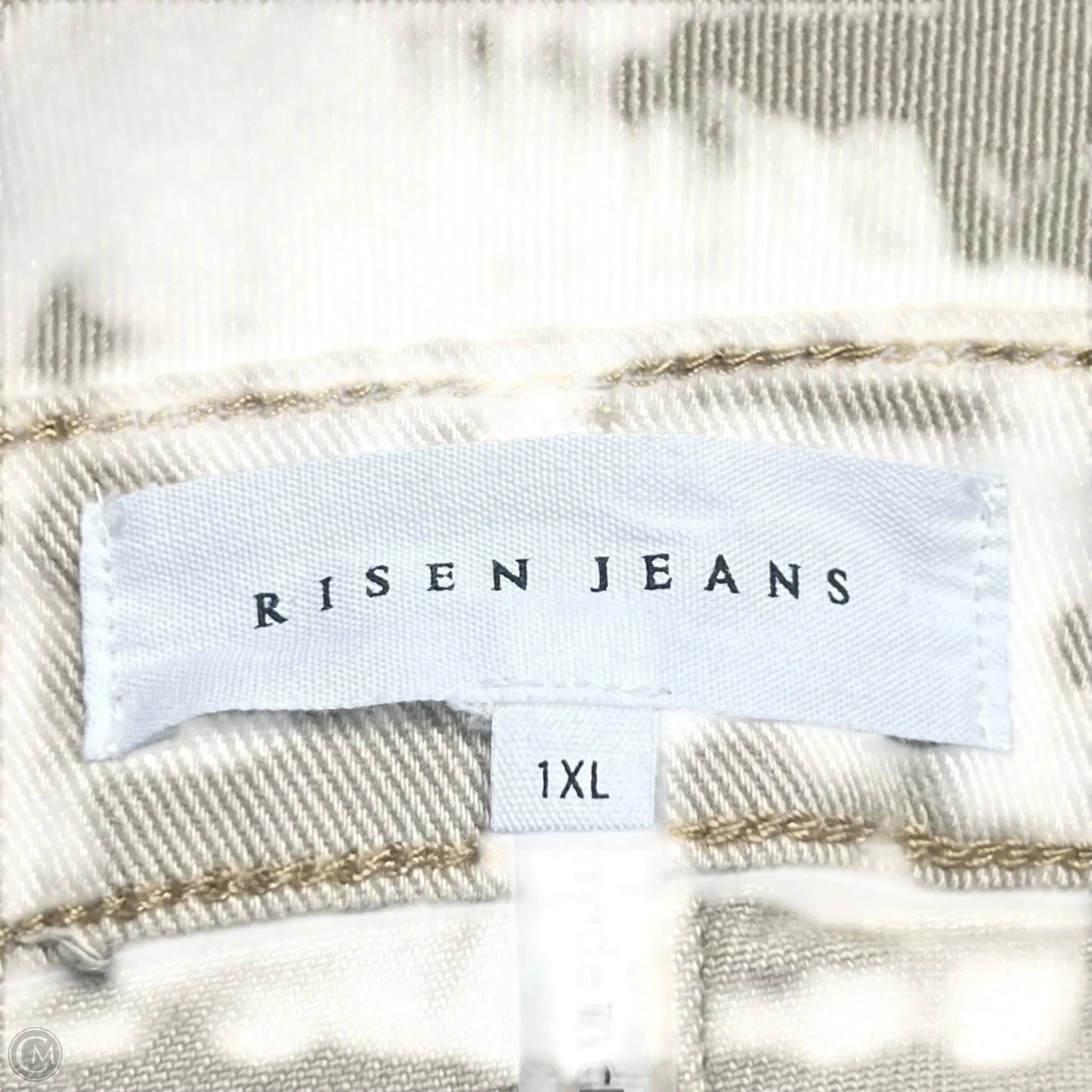 Jeans Flared By Risen In Tan, Size: 16