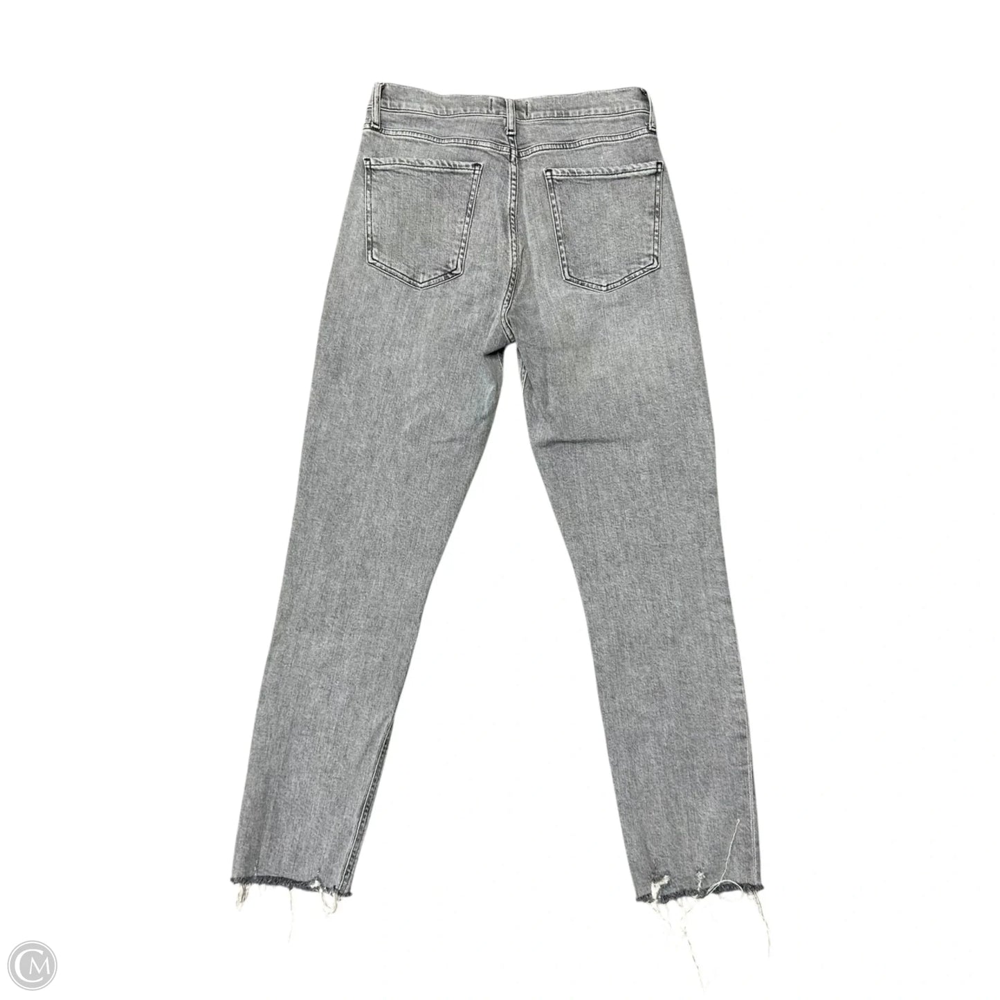 Jeans Straight By Agolde In Grey Denim, Size: 4