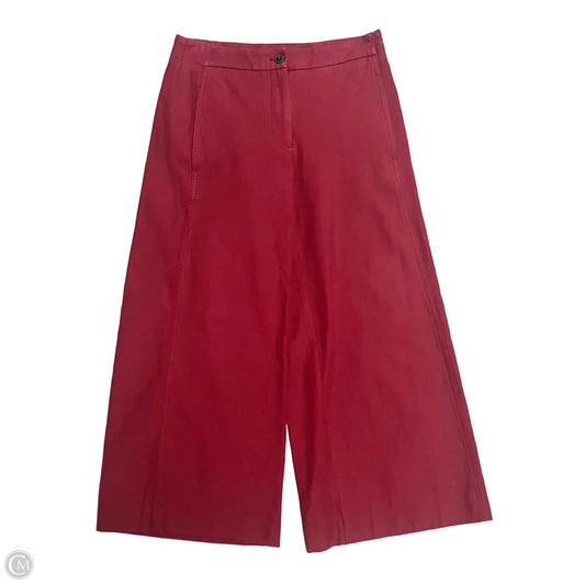 Pants Cropped By Ann Taylor In Red, Size: 0
