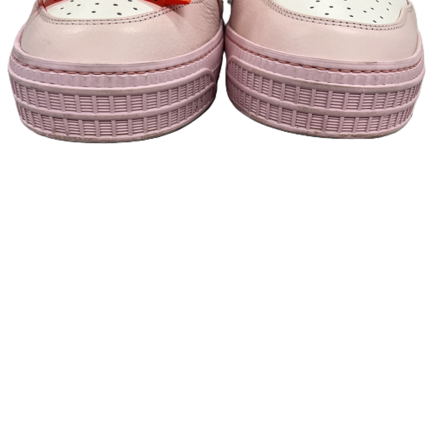 Shoes Luxury Designer By Off-white In Pink & White, Size: 9