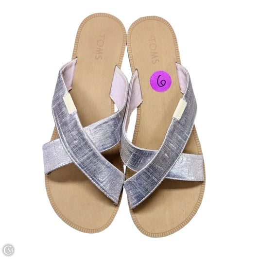 Sandals Flats By Toms In Pink, Size: 6