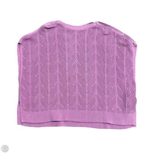 Sweater Short Sleeve By Talbots In Purple