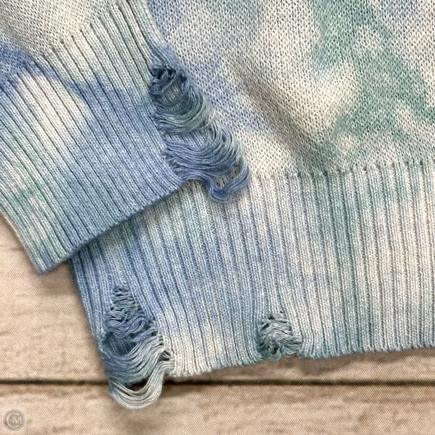 Sweater By Fate In Blue & Grey, Size: S