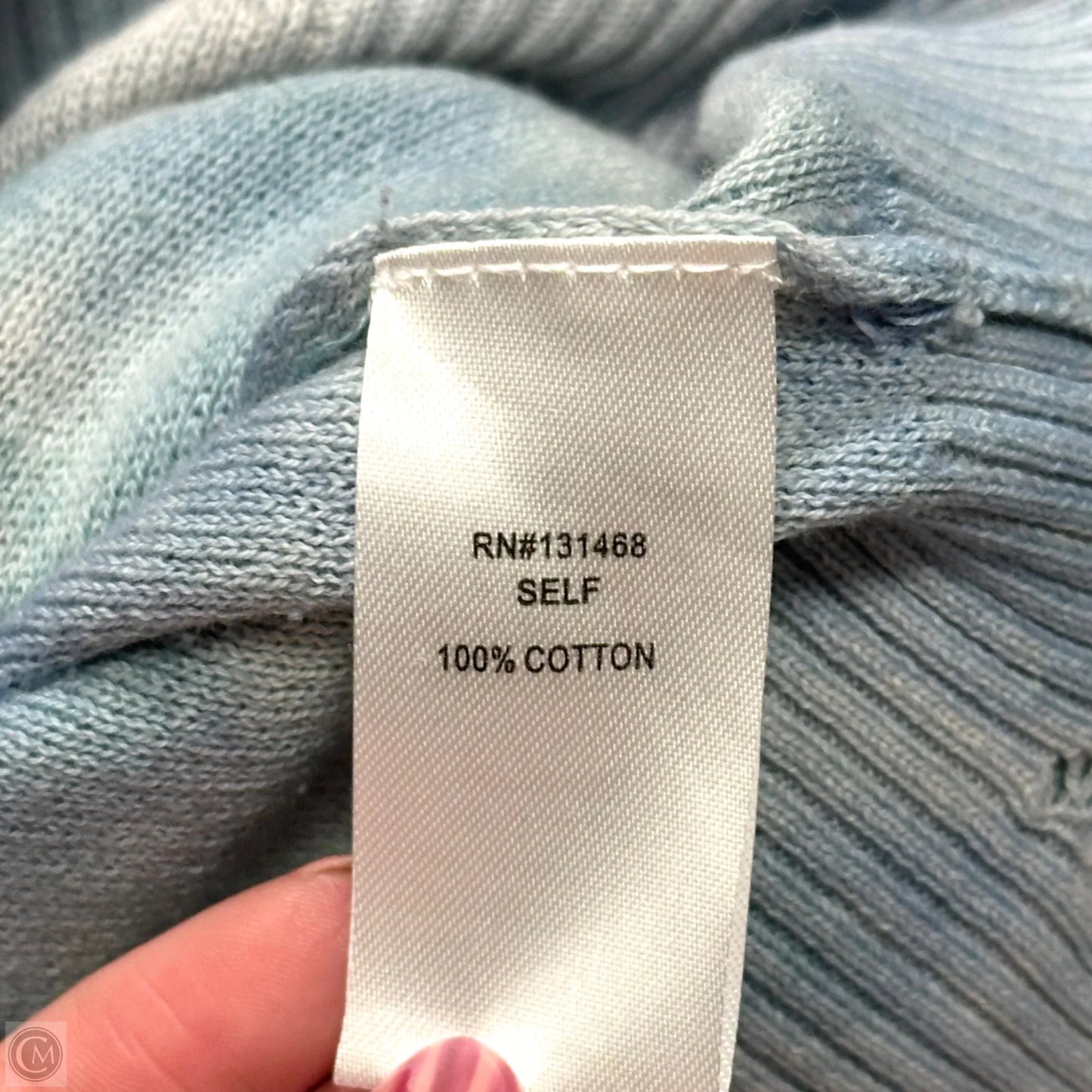 Sweater By Fate In Blue & Grey, Size: S