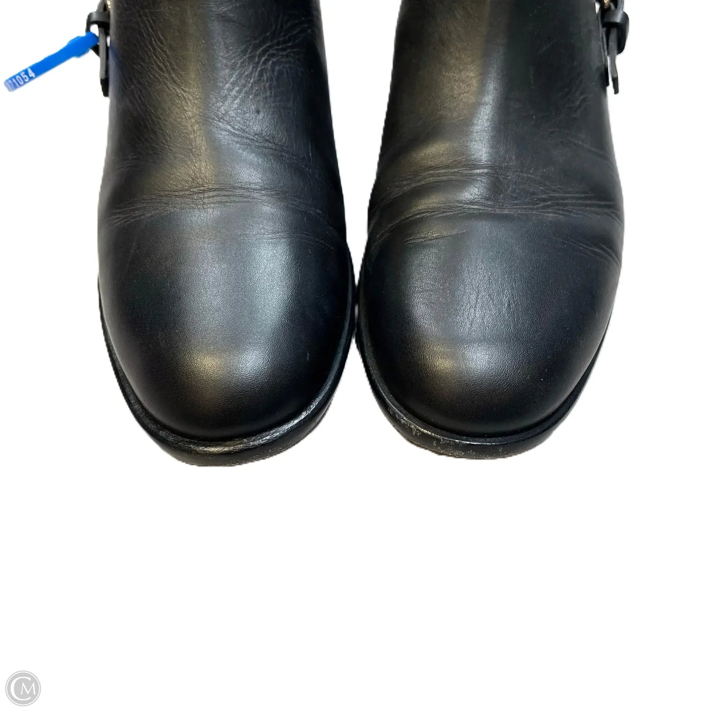 Shoes Luxury Designer By Valentino In Black Gold, Size: 9
