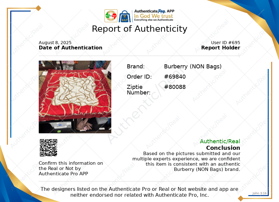 Scarf Luxury Designer By Burberry