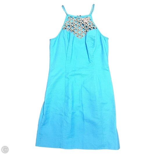 Dress Designer By Lilly Pulitzer In Blue & Gold, Size: Xs