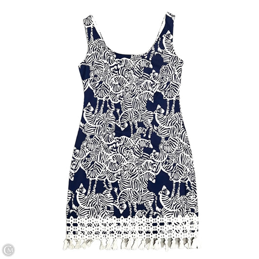 Dress Casual Short By Lilly Pulitzer In Blue & White, Size: Xs