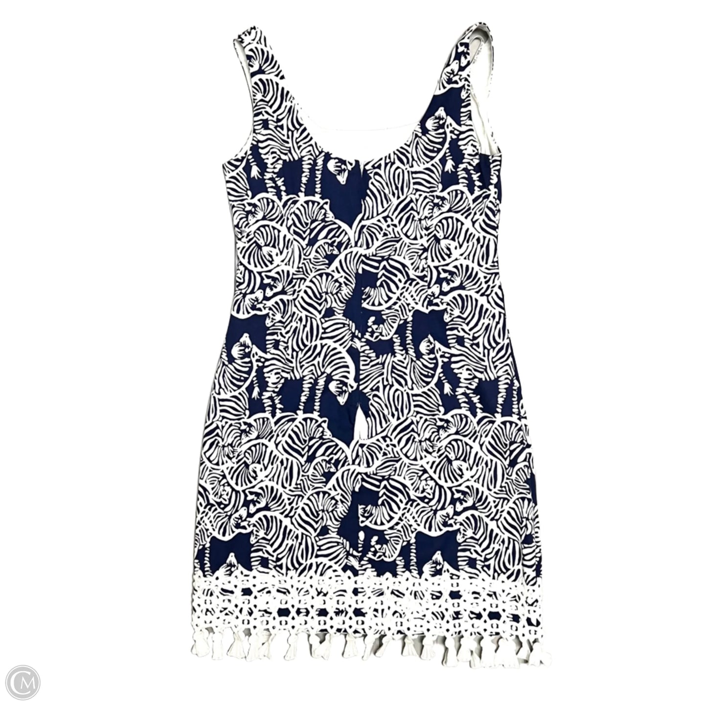 Dress Casual Short By Lilly Pulitzer In Blue & White, Size: Xs