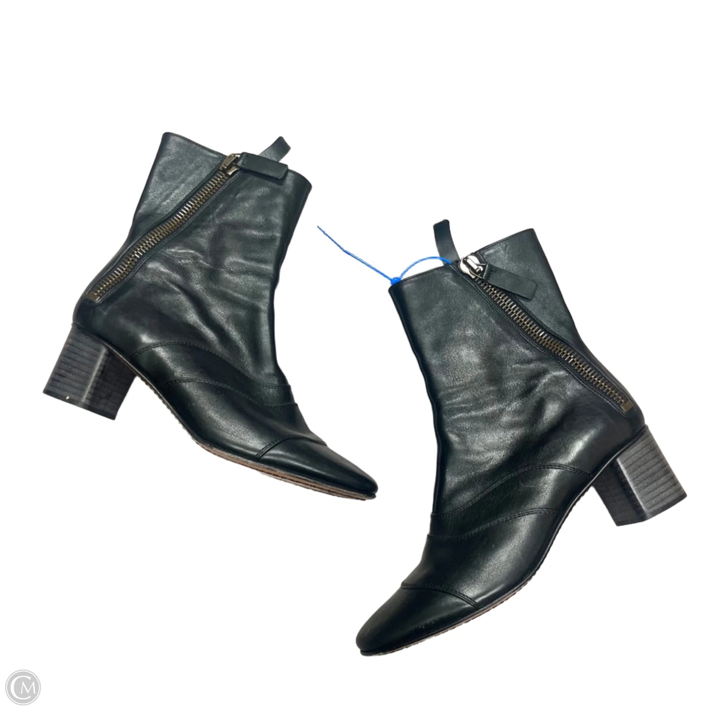 Boots Luxury Designer By Chloe In Black, Size: 8.5