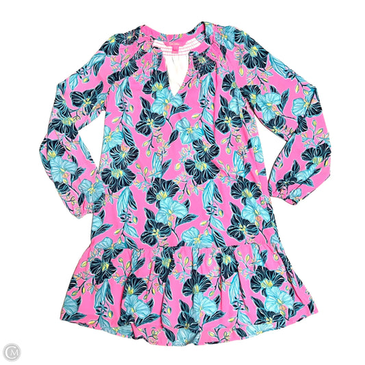 Dress Designer By Lilly Pulitzer In Pink Blue, Size: Xs