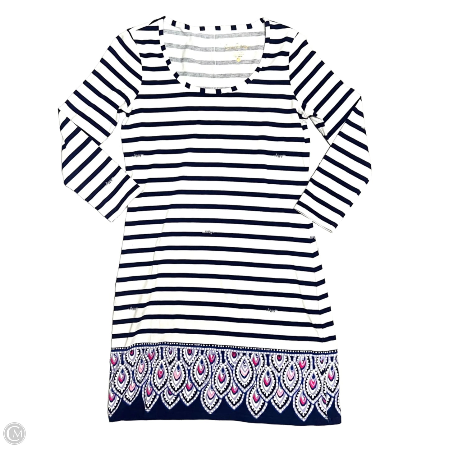 Dress Designer By Lilly Pulitzer In Striped, Size: Xs