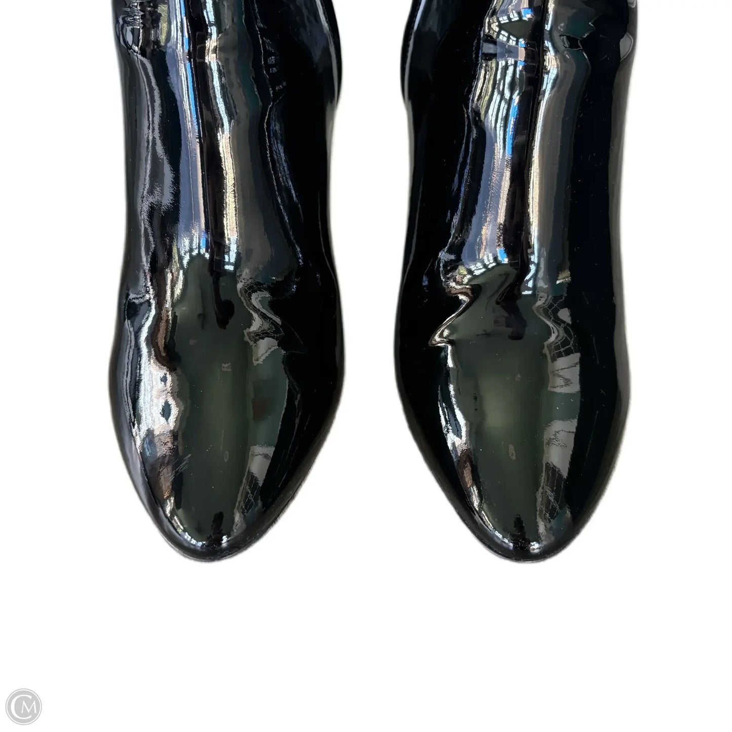 Boots Luxury Designer By Yves Saint Laurent In Black, Size: 10