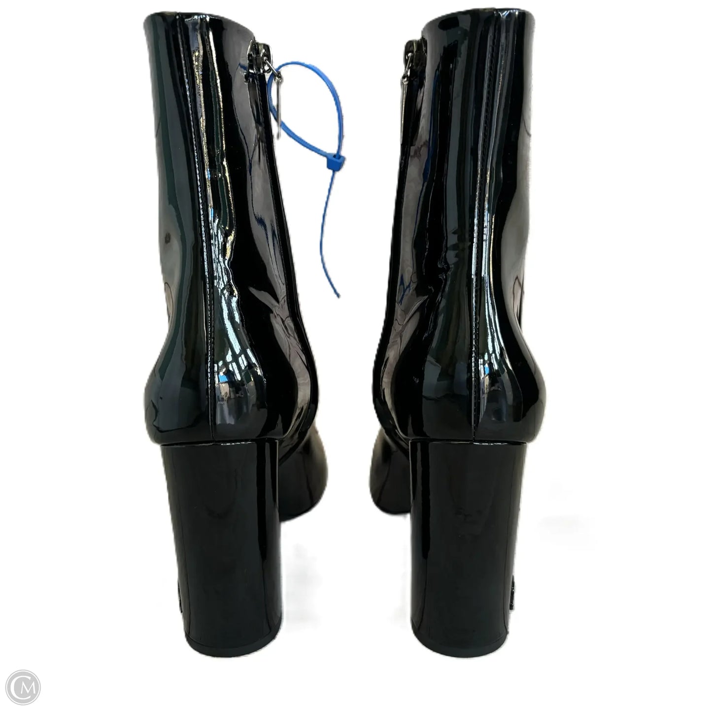 Boots Luxury Designer By Yves Saint Laurent In Black, Size: 10