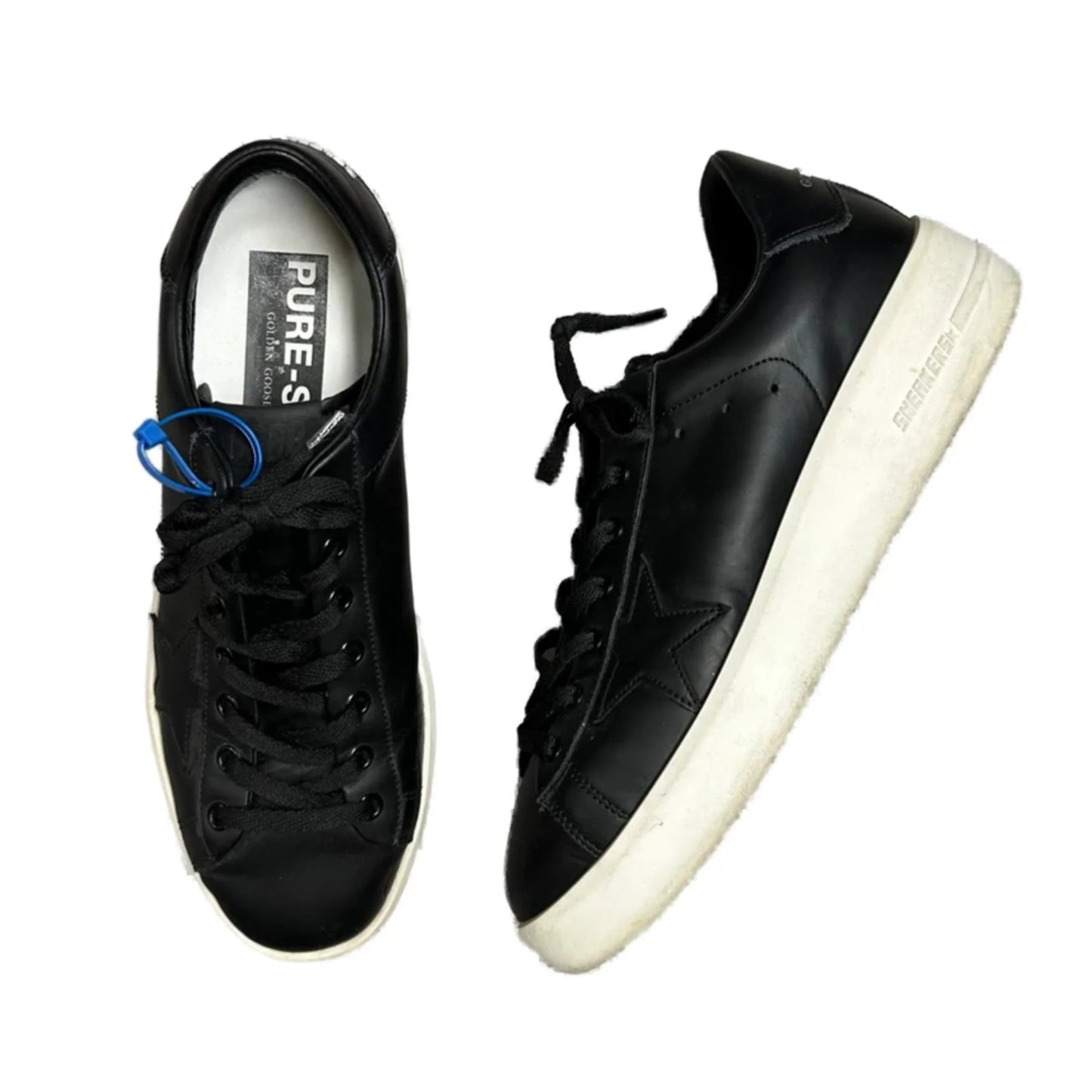 Shoes Luxury Designer By Golden Goose In Black, Size: 9.5