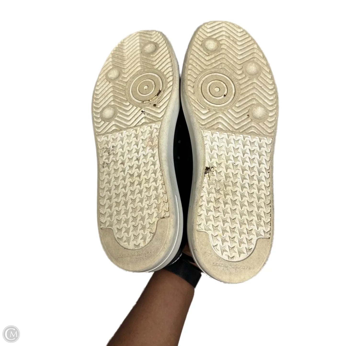 Shoes Luxury Designer By Golden Goose In Black, Size: 9.5