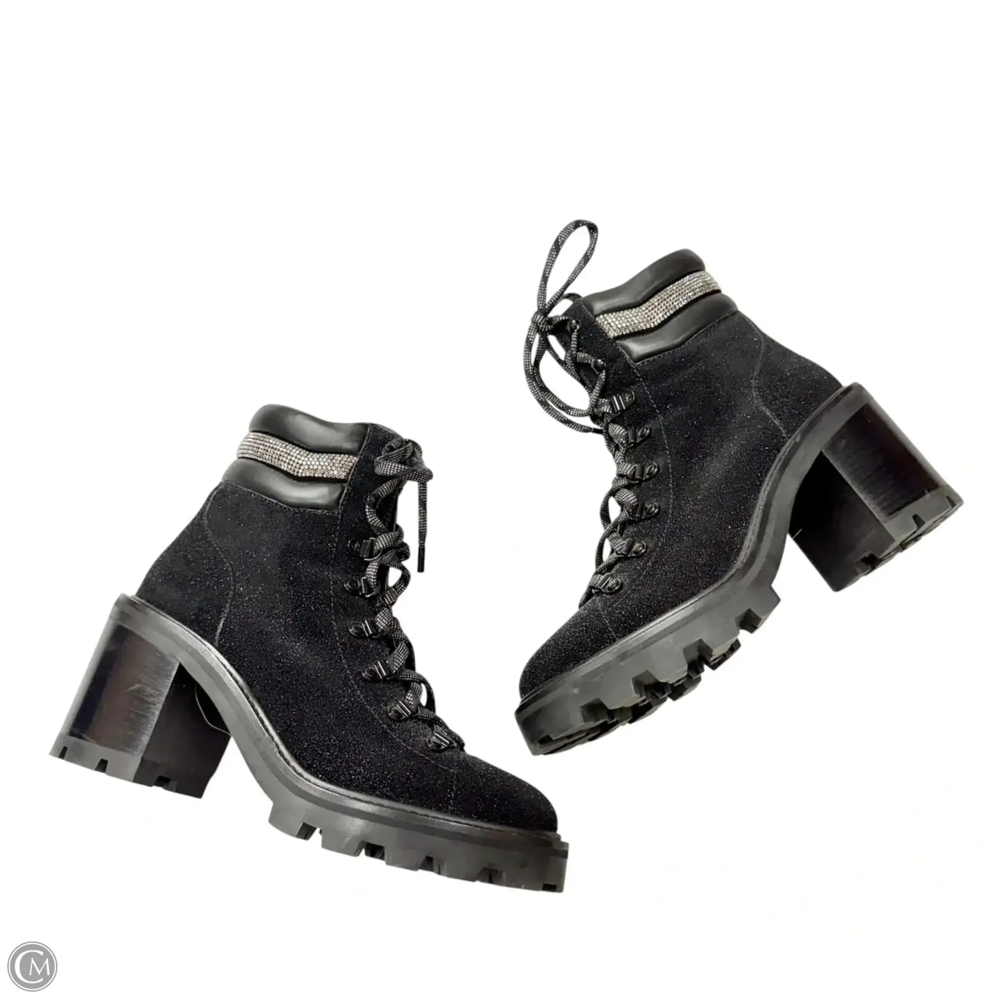 Boots Luxury Designer By Jimmy Choo In Black, Size: 8