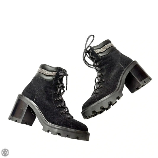 Boots Luxury Designer By Jimmy Choo In Black, Size: 8