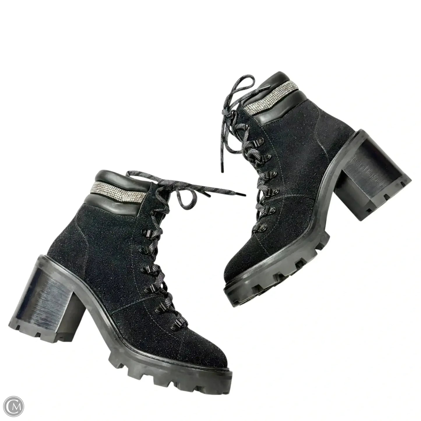Boots Luxury Designer By Jimmy Choo In Black, Size: 8