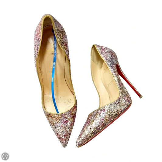 Shoes Luxury Designer By Christian Louboutin In Multi-colored, Size: 6.5