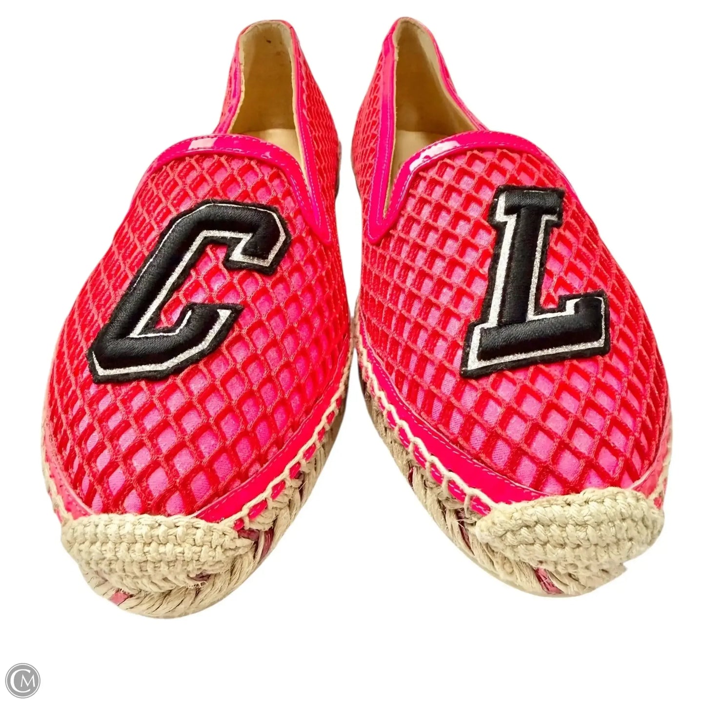 Shoes Luxury Designer By Christian Louboutin In Pink, Size: 5