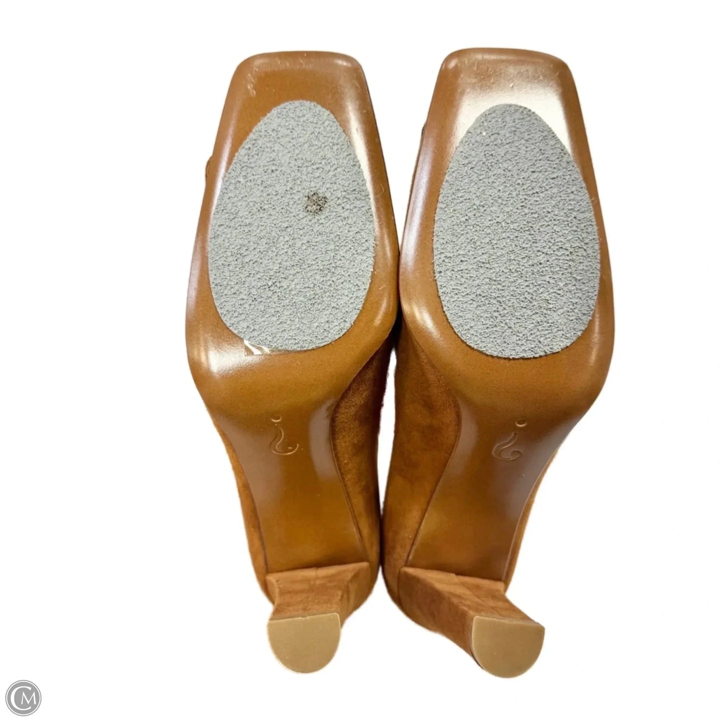 Shoes Luxury Designer By Moschino In Brown, Size: 8.5