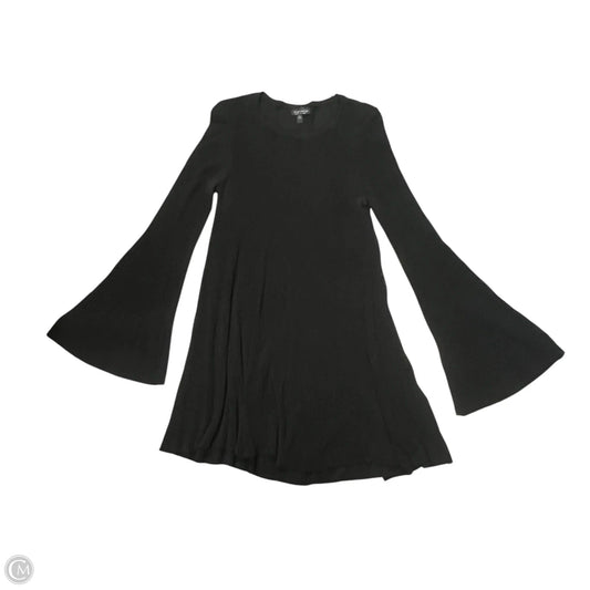 Dress Casual Midi By Topshop In Black, Size: 12