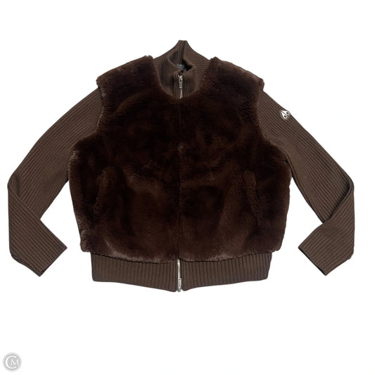 Jacket Faux Fur & Sherpa By Moose Knuckles Canada In Brown, Size: L