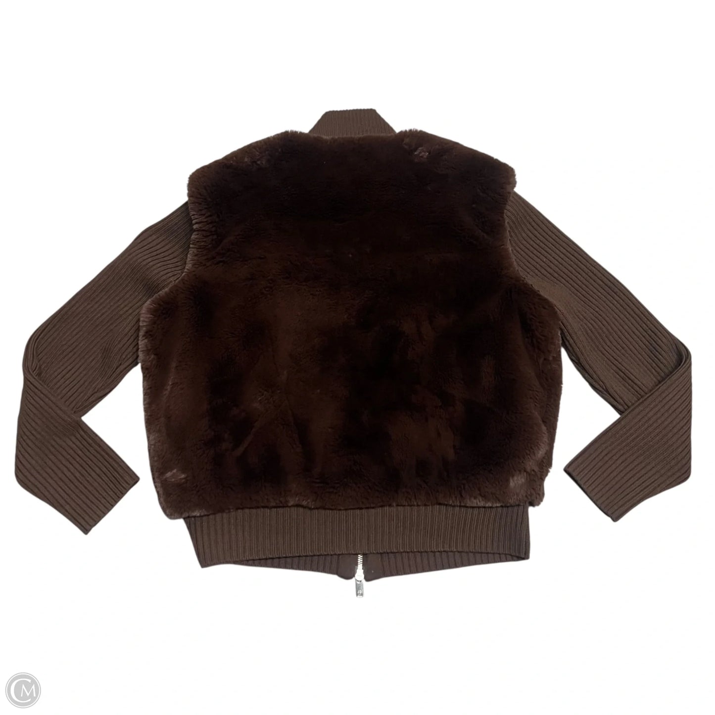Jacket Faux Fur & Sherpa By Moose Knuckles Canada In Brown, Size: L