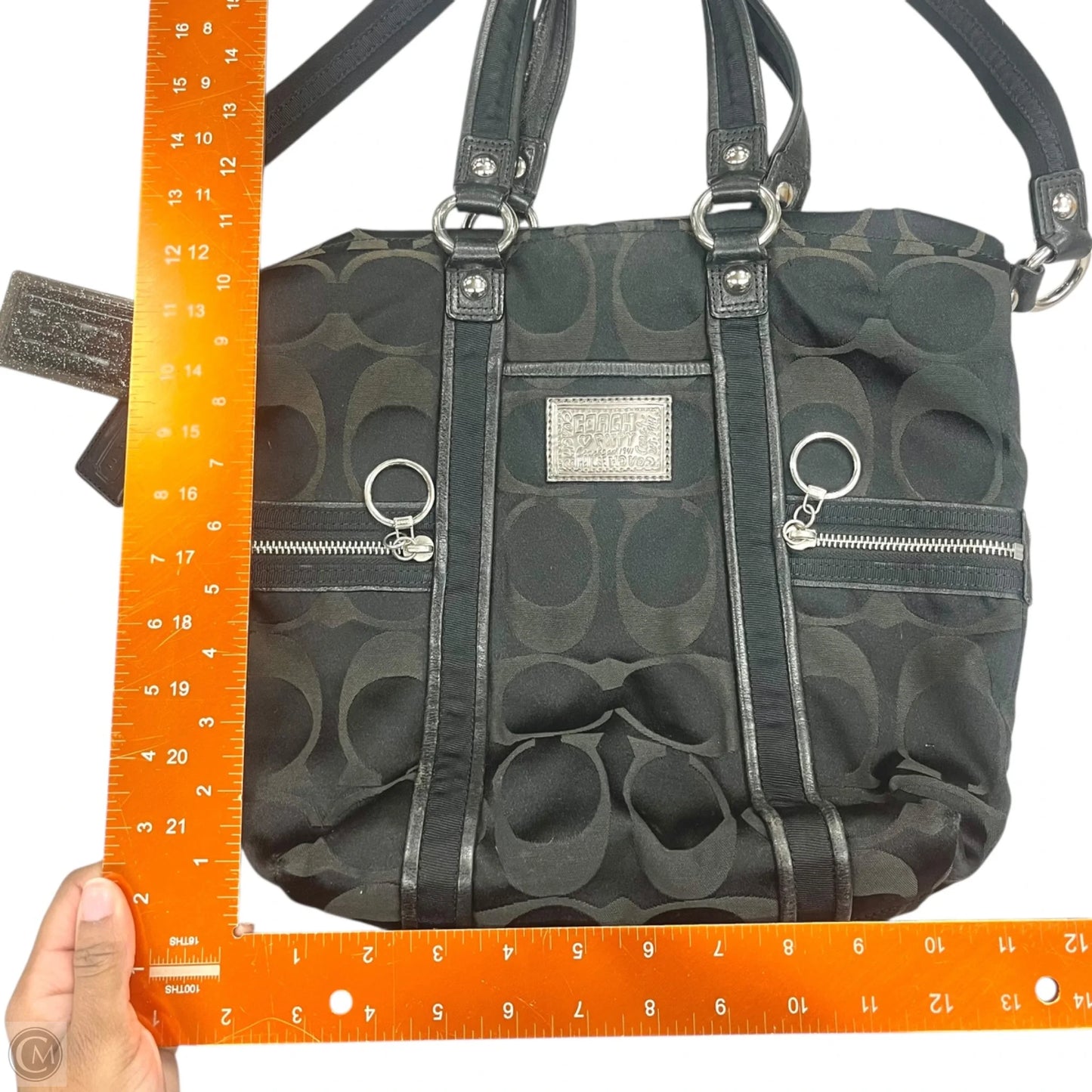 Handbag Designer By Coach, Size: Small